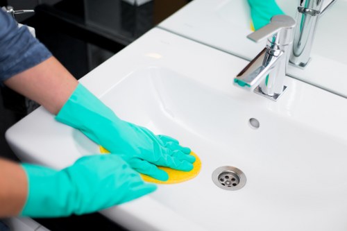Carpet and sofa stain removal in a local home
